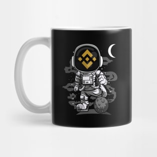 Astronaut Binance BNB Coin To The Moon Crypto Token Cryptocurrency Wallet Birthday Gift For Men Women Kids Mug